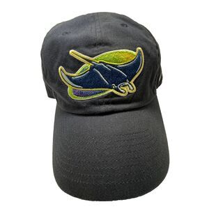 Nike Hat MLB Tampa Bay Devil Rays L/XL Blue Fitted Baseball Cap Vintage Logo